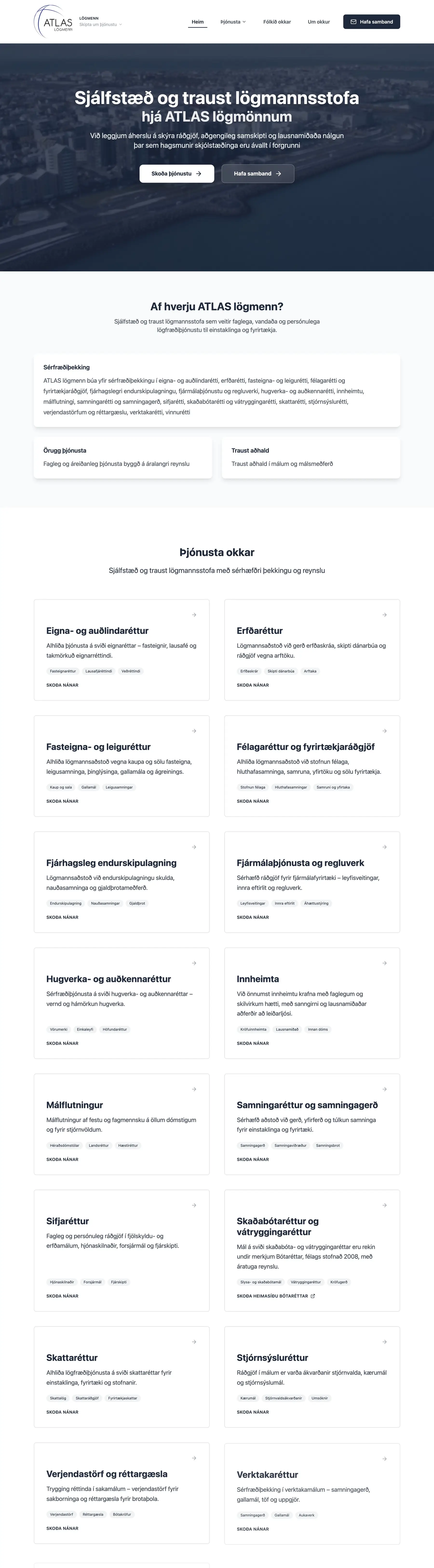 ATLAS lögmenn — atlaslogmenn.is